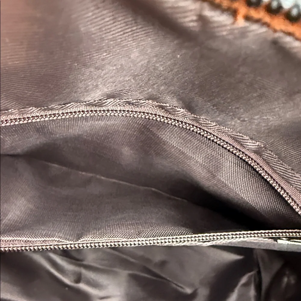 NWOTS Source Unknown Tan Leather Satchel - Picture 6 of 10